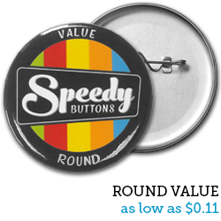 Random Buttons Pins Mix – 1” Mini Bulk Resale Wholesale Loose Lot